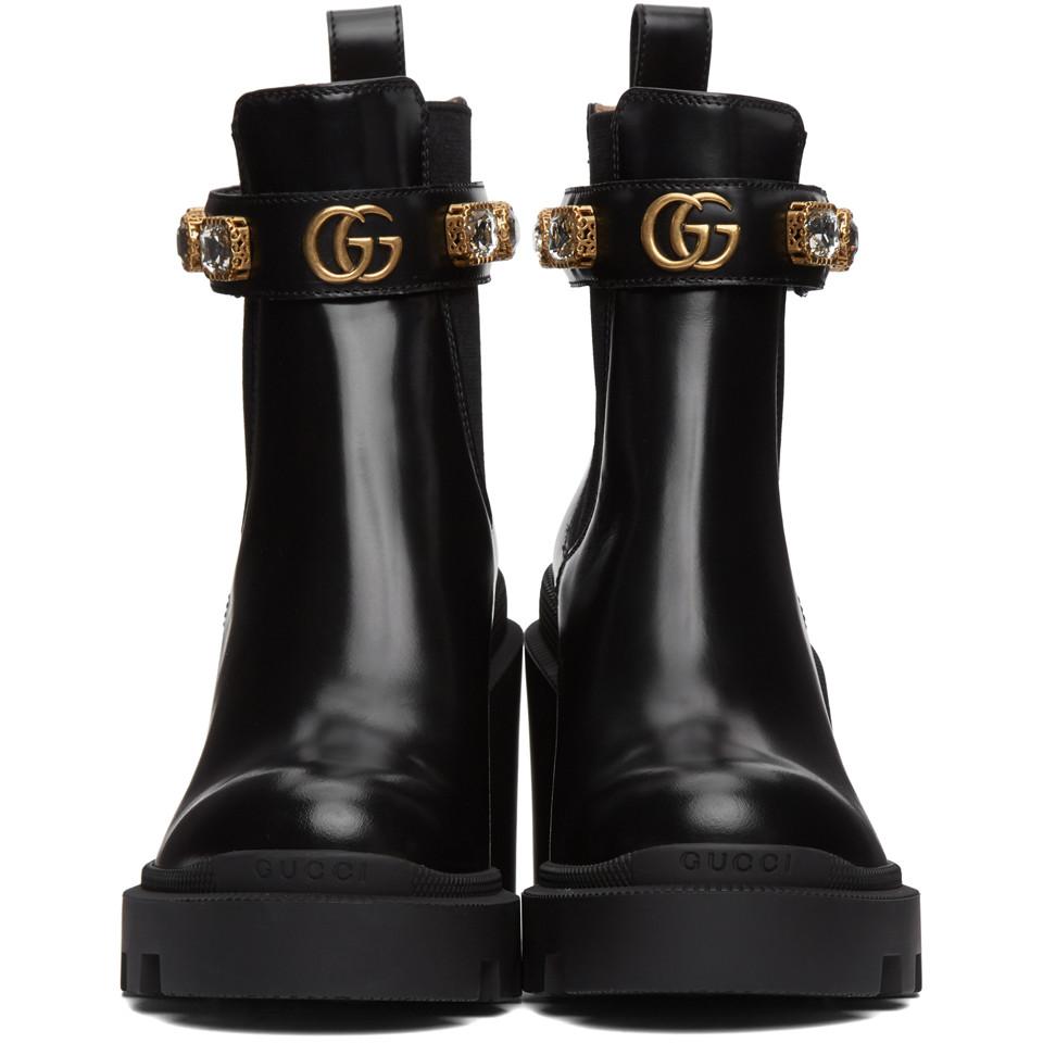 gucci jeweled boots