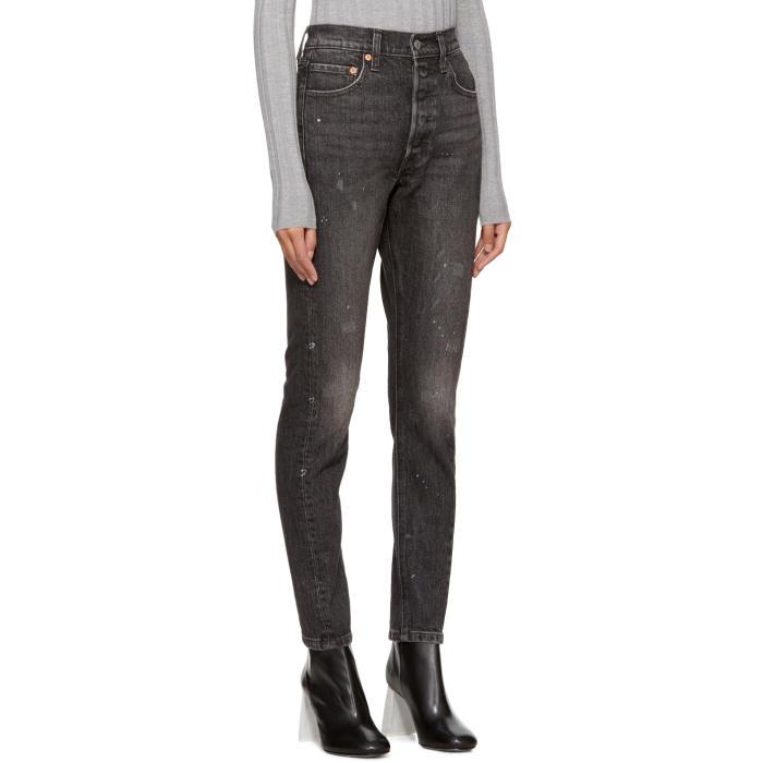 levi's 501 altered skinny jeans