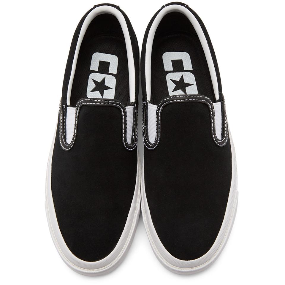 converse black non slip shoes