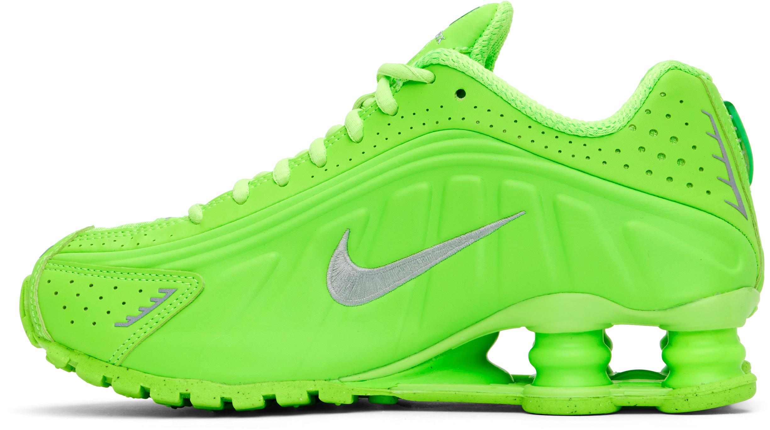 nike shox neon green