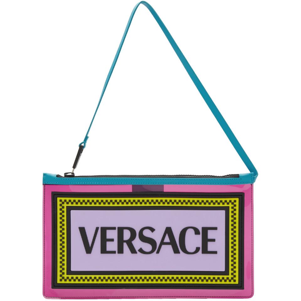 pink versace shirt women's