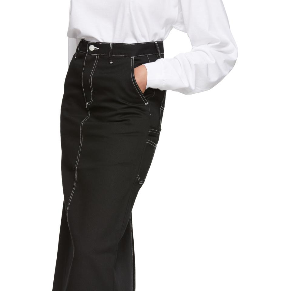Carhartt WIP Cotton Black Pierce Skirt | Lyst