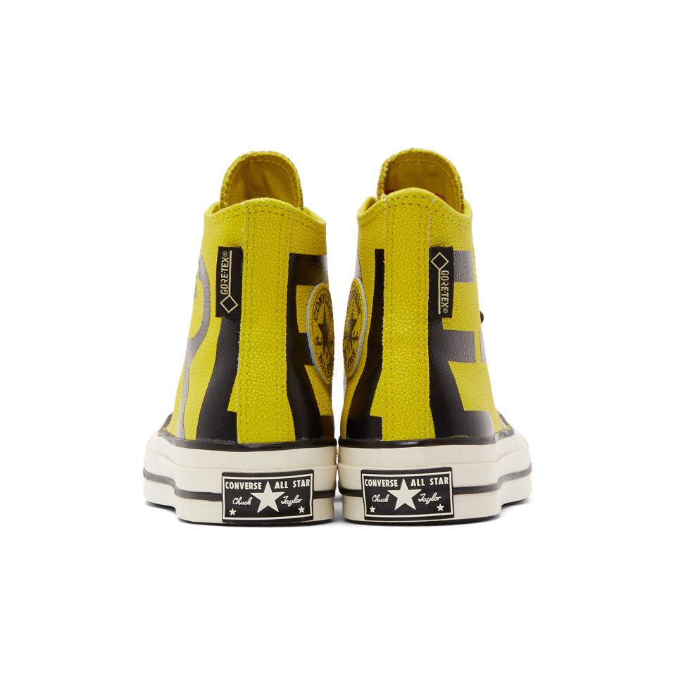 converse men yellow