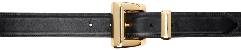 【関税込み】BY FAR ブラック Marco ベルト BY FAR Marco Black Leather Belt | Shopbop