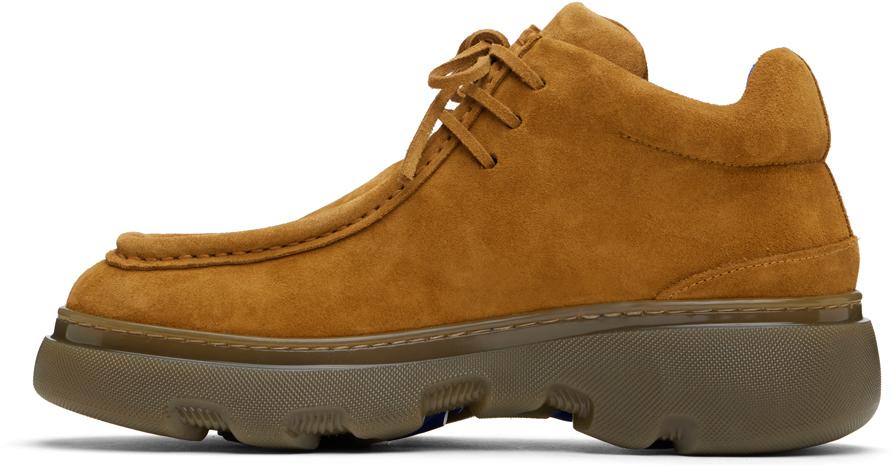 Burberry Creeper Mid Lace-Up Segale Brown Suede Boots 8080045 Men 40 EUR 7 US lucky brand | Shoes | Lucky Brand Leather Moto Boots Mens Sz  main image 3