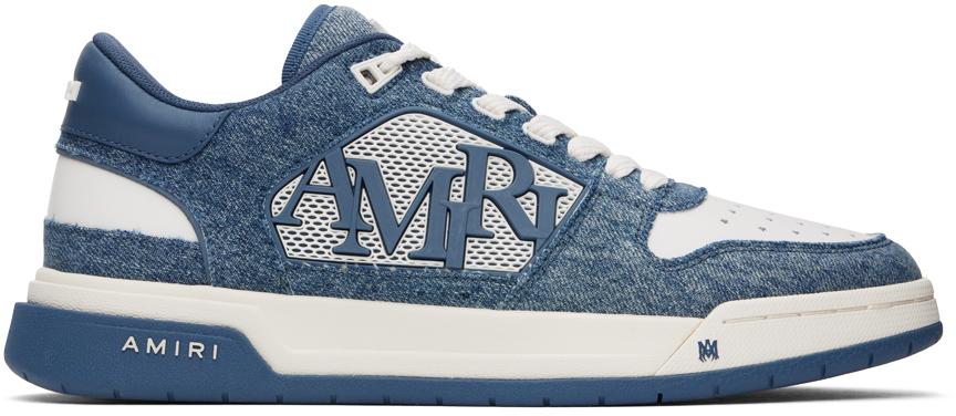 Amiri Vintage Denim Classic Low Sneakers in Black for Men | Lyst