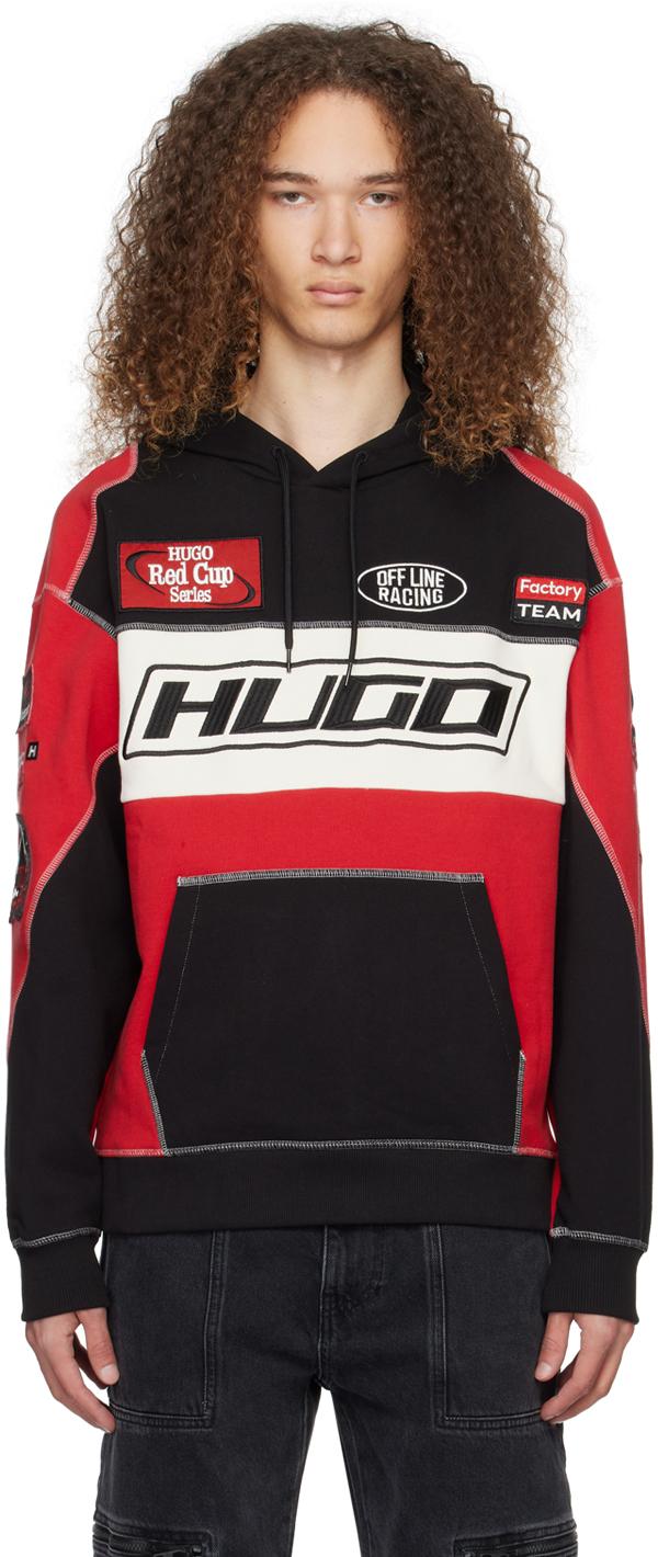 Hugo boss black and red sweatshirt sale