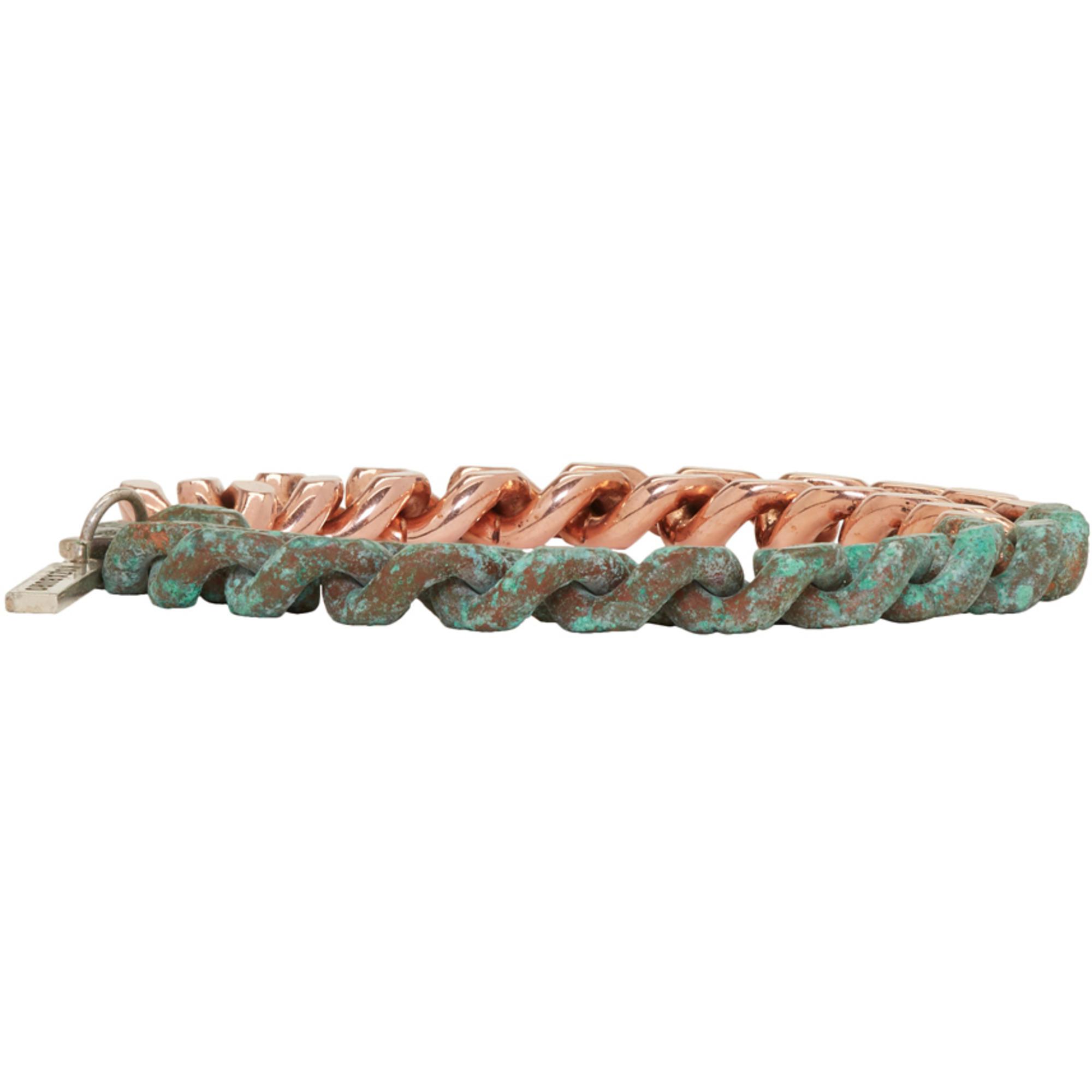 Kozaburo Copper Half Rusted Bracelet Lyst