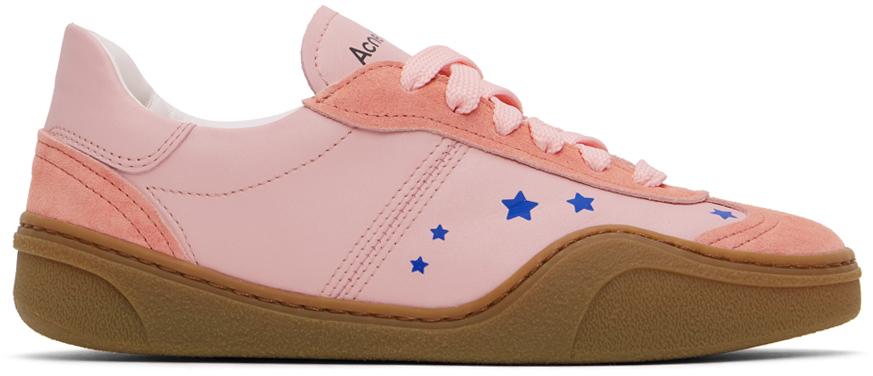 Acne Studios レディース ブラック ピンク Stars スニーカー スニーカー