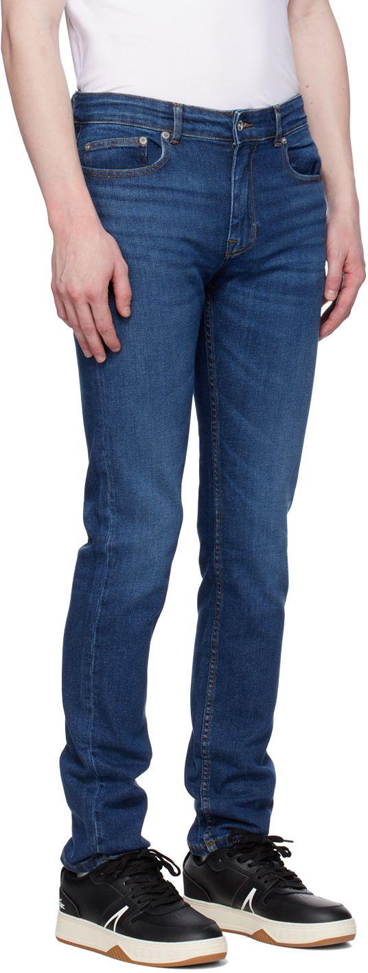 Lacoste Blue Slim Fit Jeans for Men | Lyst