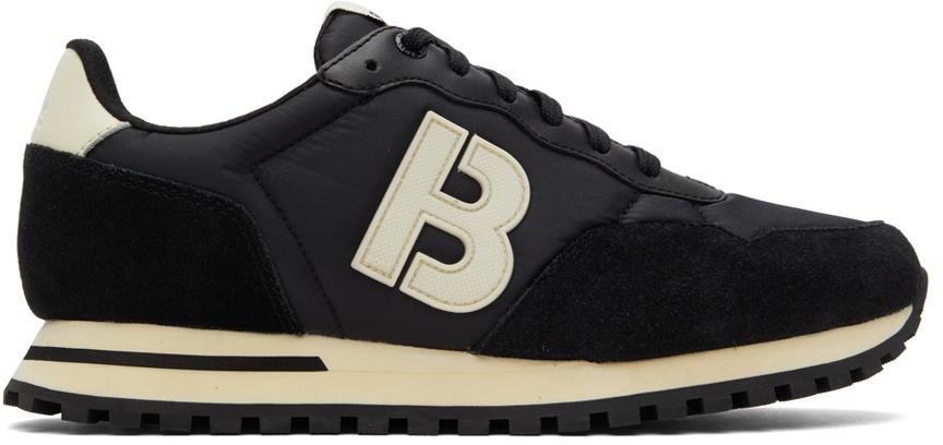 BOSS by HUGO BOSS Suede 'b' Mixed Material Sneakers in Black for Men | Lyst  Canada