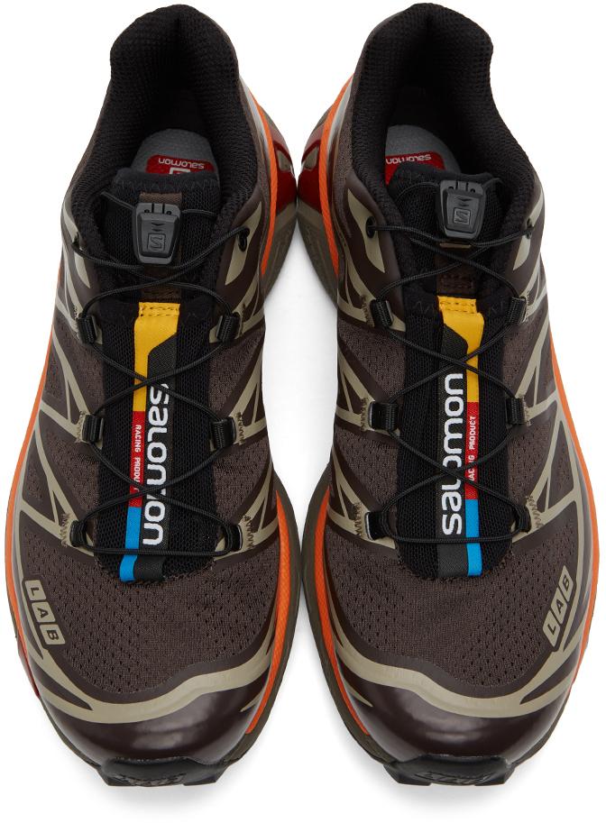 Salomon Rubber Xt-6 Advanced Sneakers in Brown for Men | Lyst