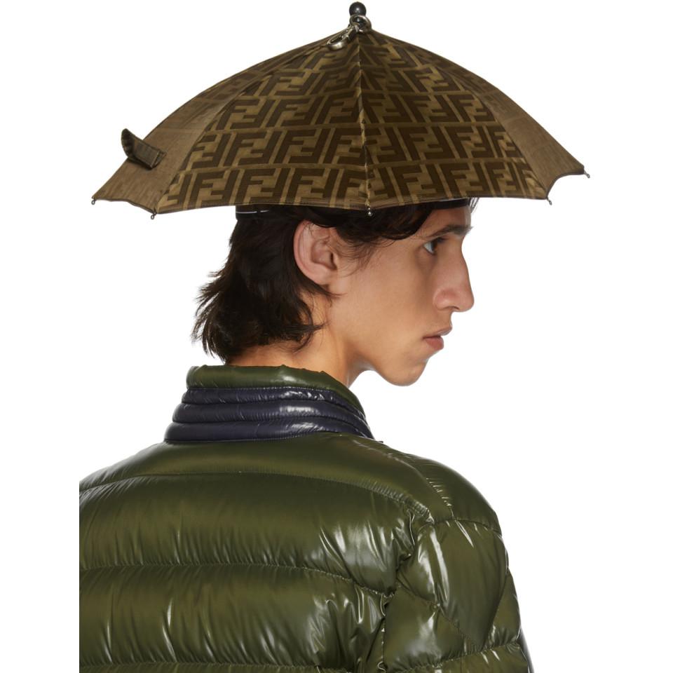 umbrella hat fendi