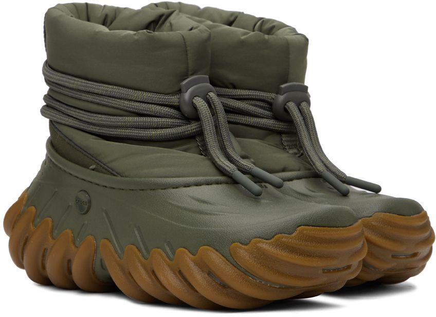 Crocs™ Echo Boots in Green | Lyst