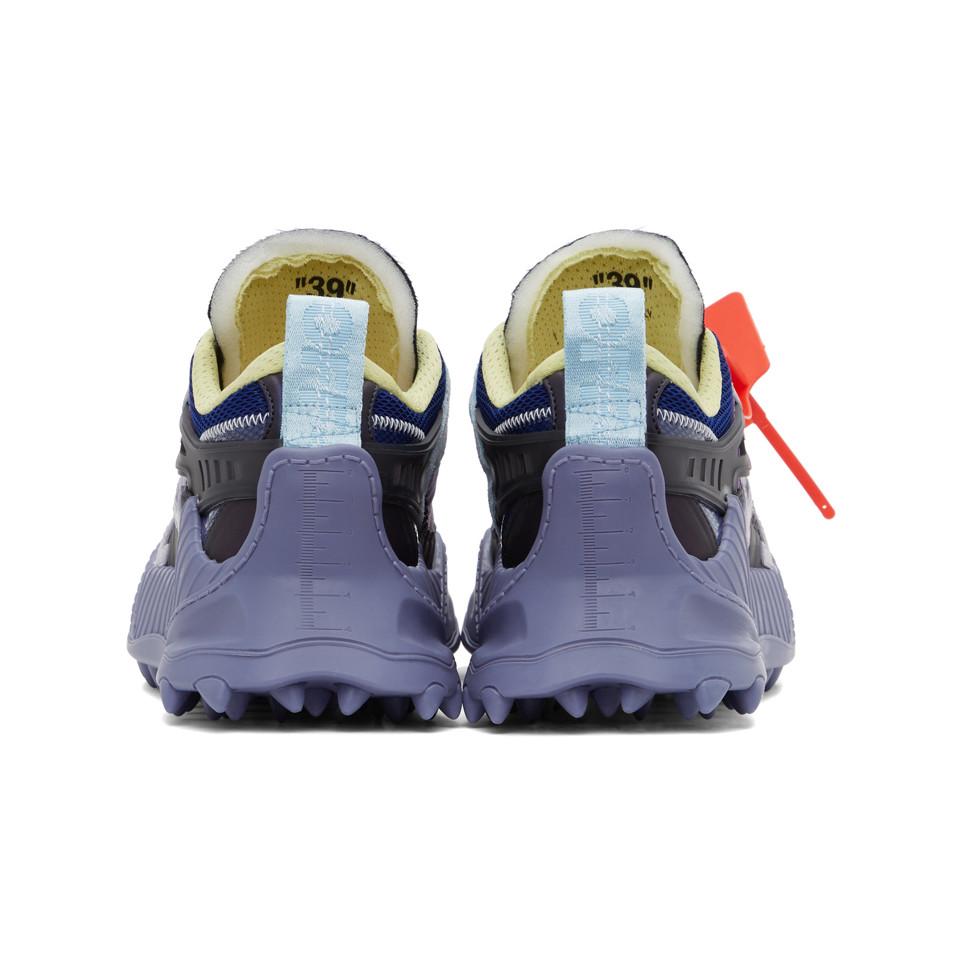 Off-White c/o Virgil Abloh Leather Purple Odsy-1000 Sneakers | Lyst