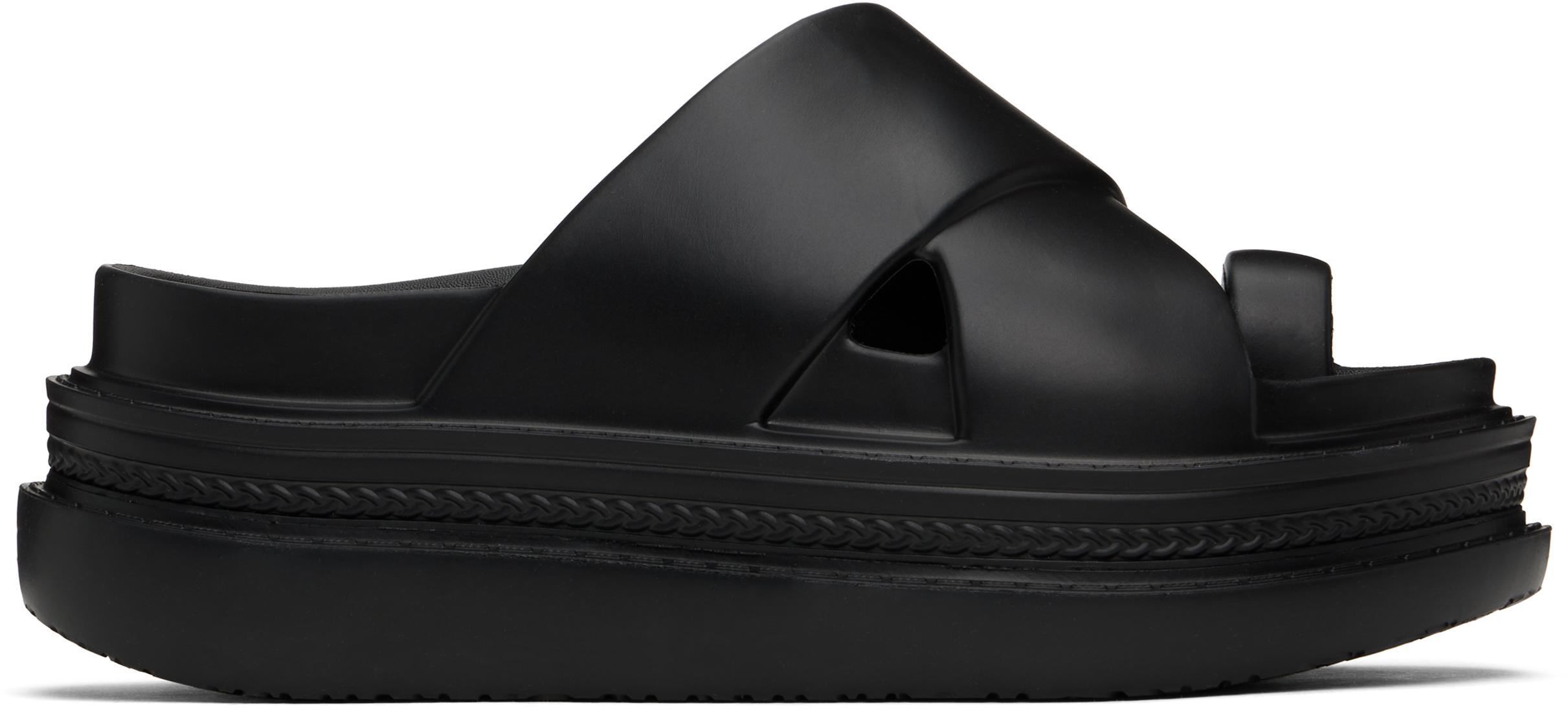 Sacai Foam Multiple Sole Sandals in Black for Men | Lyst