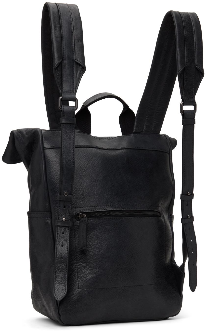 Officine Creative Black Pilot 009 Backpack