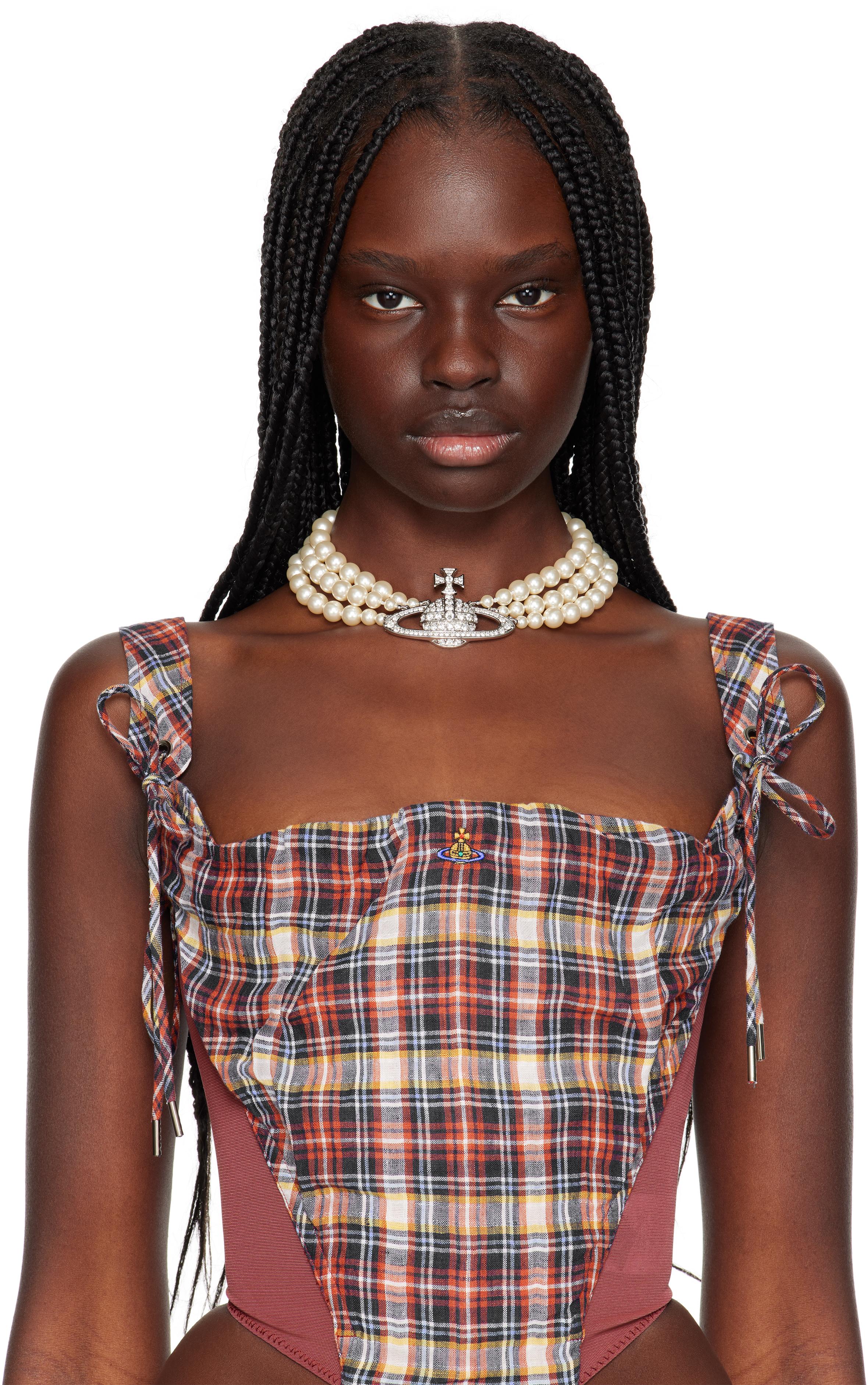 Designer Vivienne Westwood Choker Necklaces for Women - Up Designer Vivienne Westwood Choker Necklaces for Women - Up