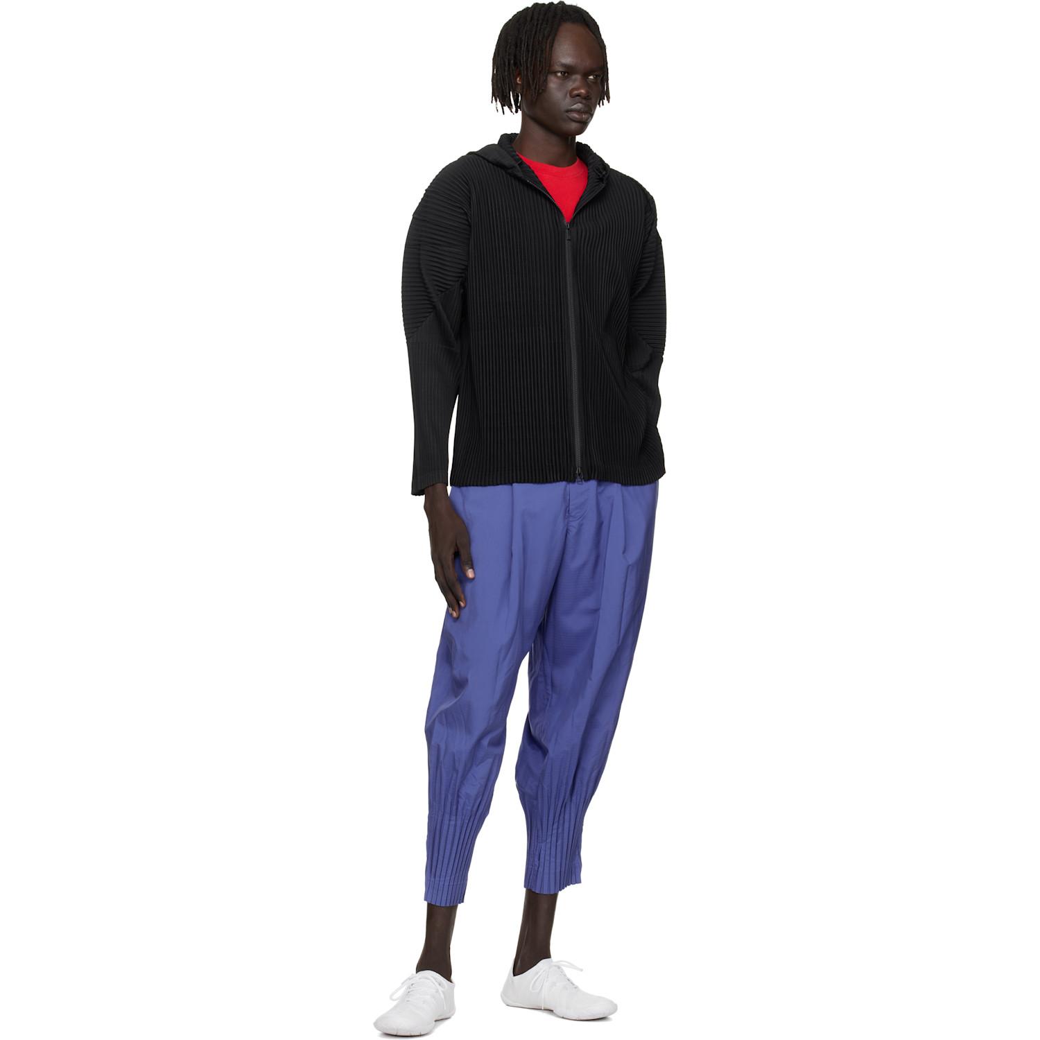 Homme Plissé Issey Miyake Cascade Trousers in Blue for Men | Lyst