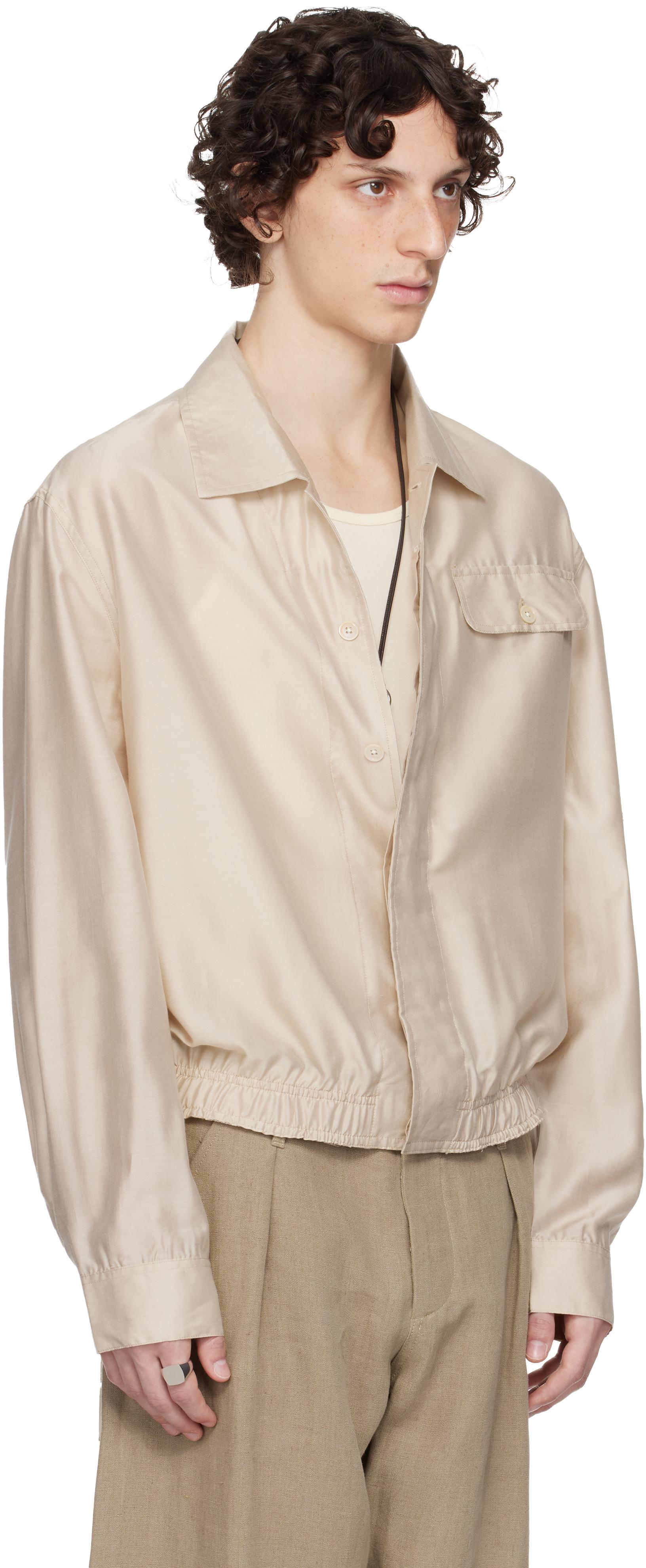 Our Legacy Work Shop Emporio Armani Libero Shirt in Natural for
