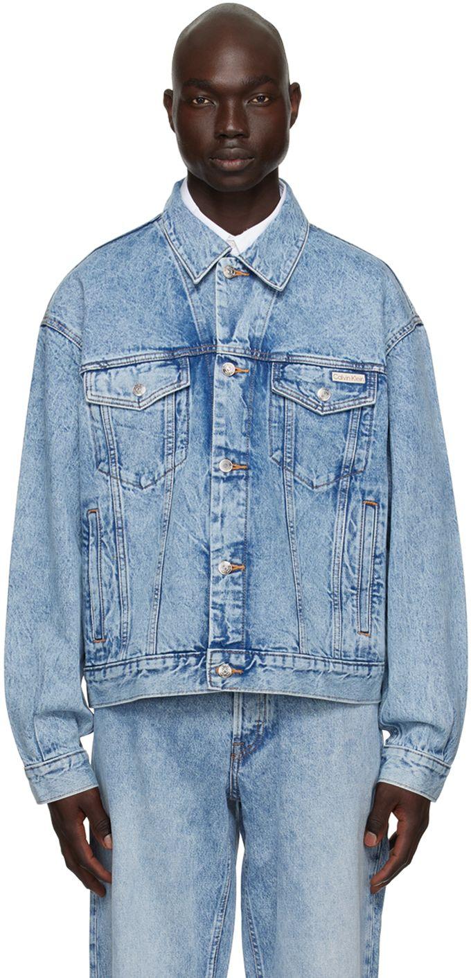 Calvin Klein Men's Denim Trucker Jacket | Calvin klein men, Mens denim, New  t shirt design
