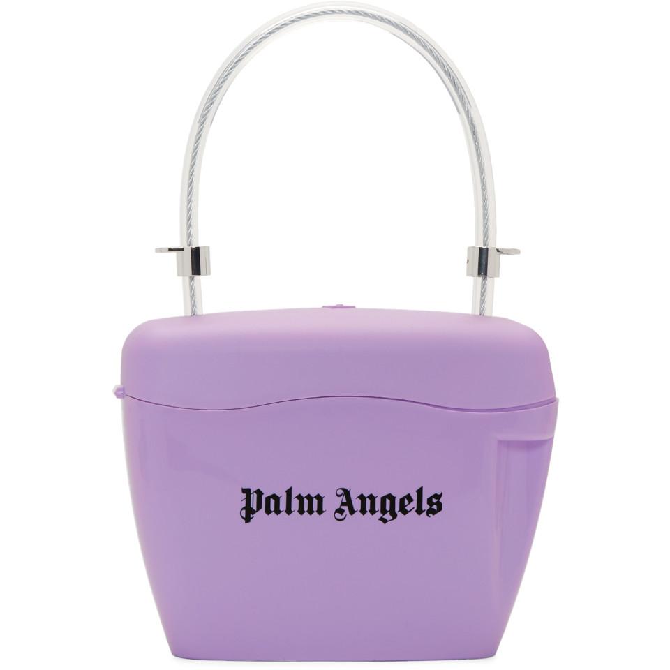 Palm Angels Purple Padlock Bag | Lyst