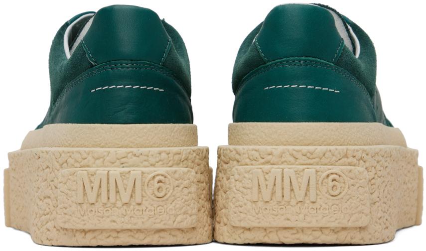 【関税込み】MM6 Maison Margiela グリーン Gambetta スニーカー MM6 by Maison Martin Margiela ーン Gambetta スニーカー
