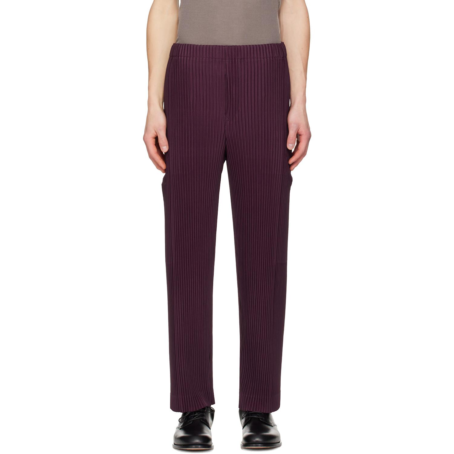 Purple Homme Plissé Issey Miyake Pants for Men | Lyst