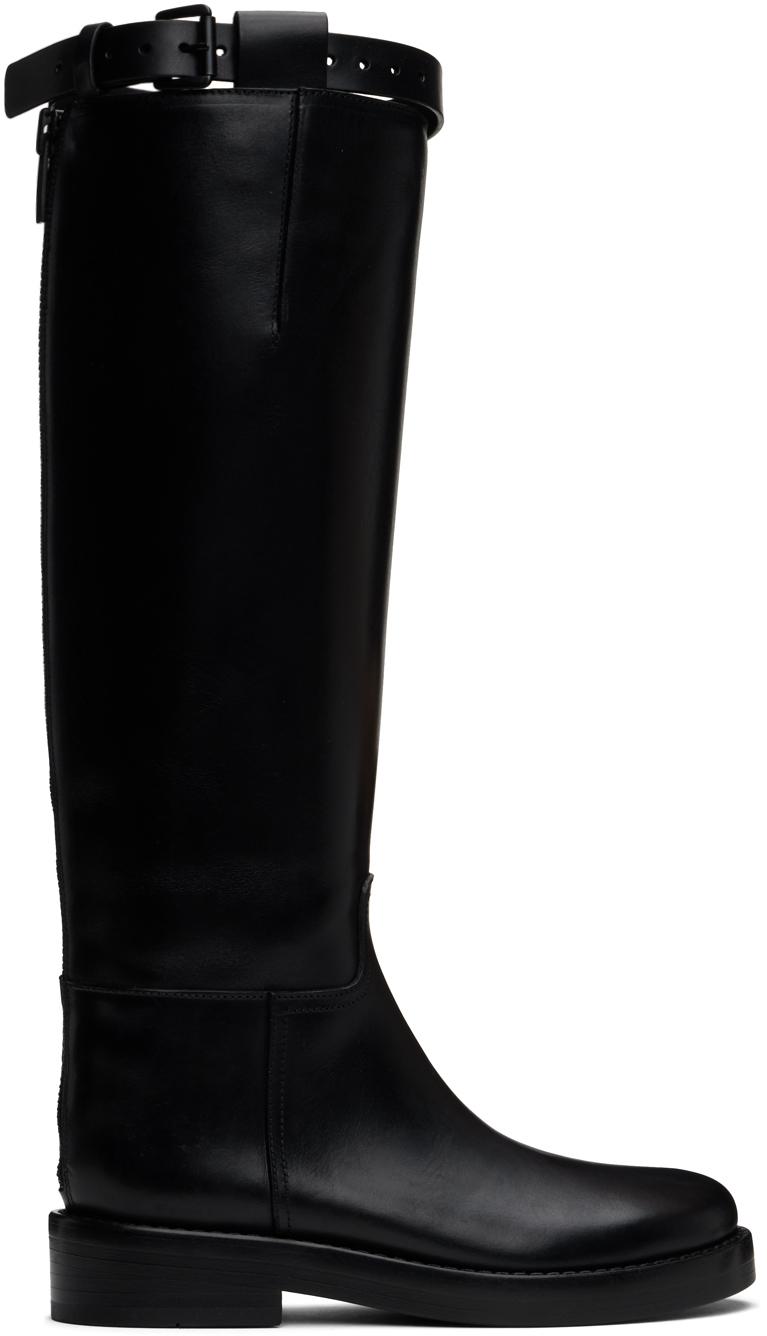 Ann Demeulemeester レディース ブラック Stan ライディング Ann Demeulemeester レディース ブラック Stan ライディング