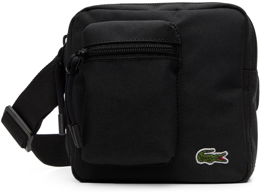 Lacoste camera bag black sale