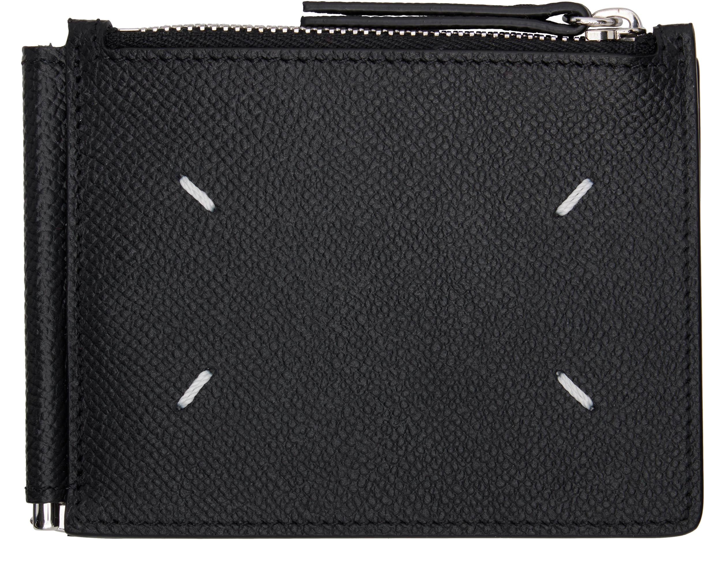 Maison Margiela Money Clip Wallet in Black for Men | Lyst