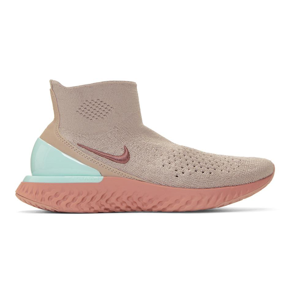 Nike Rise React Flyknit Running Shoe | Lyst Australia