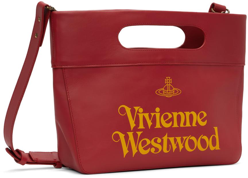 ★Vivienne Westwood★ 25SS Carrie Logo Print Shoulder Bag 44 Vivienne Westwood Carrie Bag in Red | Lyst Canada