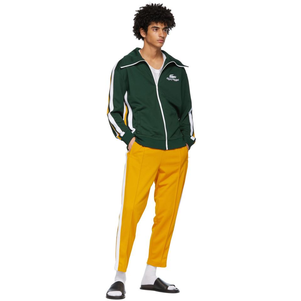 Lacoste Yellow Ricky Regal Edition Pique Pants for Men | Lyst