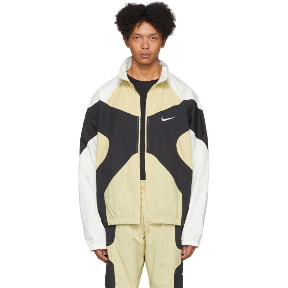 Nike Synthetic Beige And Black Nsw Re-issue Jacket in Natural for Men |  Lyst Canada