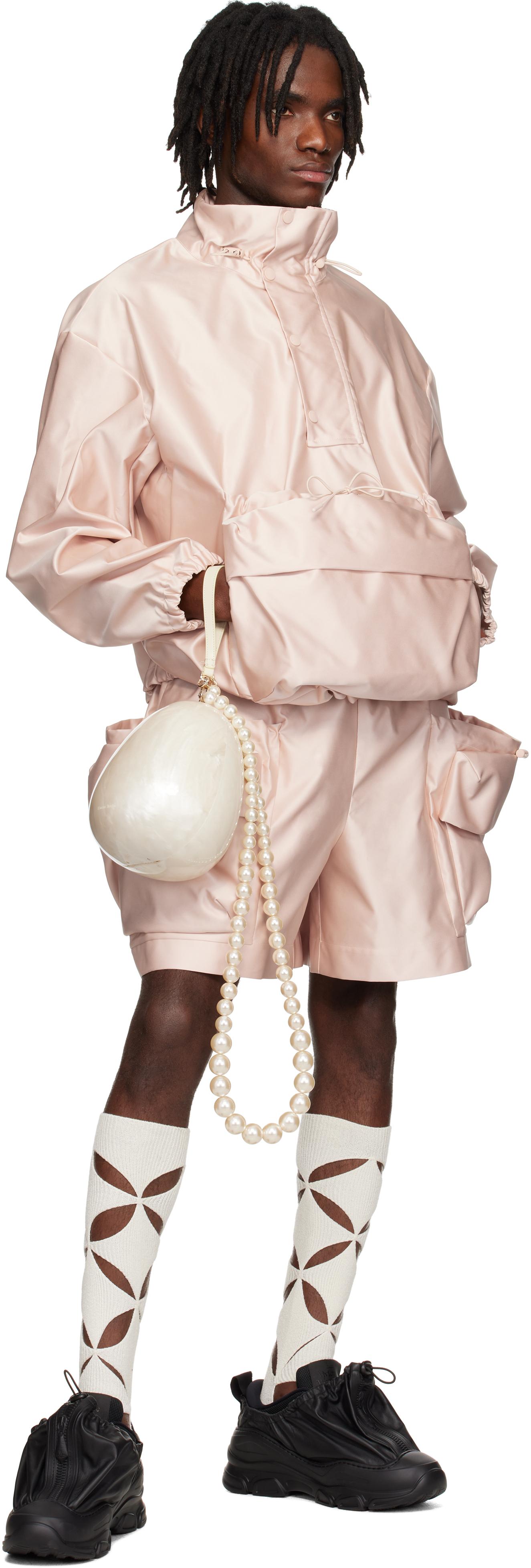 Simone Rocha Cargo Flap Shorts in Natural for Men | Lyst