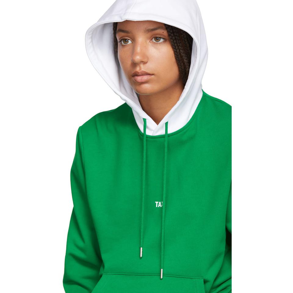 taxi hoodie green