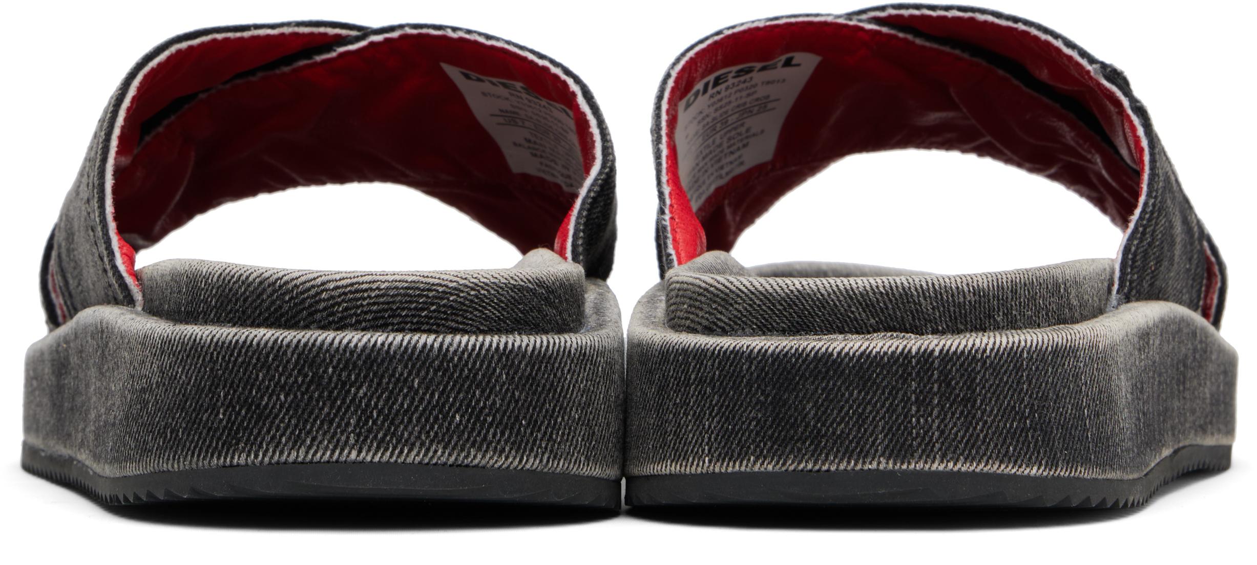 【送料&関税込】Diesel Slide Sandal cris Cros - Unisex DIESEL Sa-Slide Cris Cros Sandals in Black for Men | Lyst