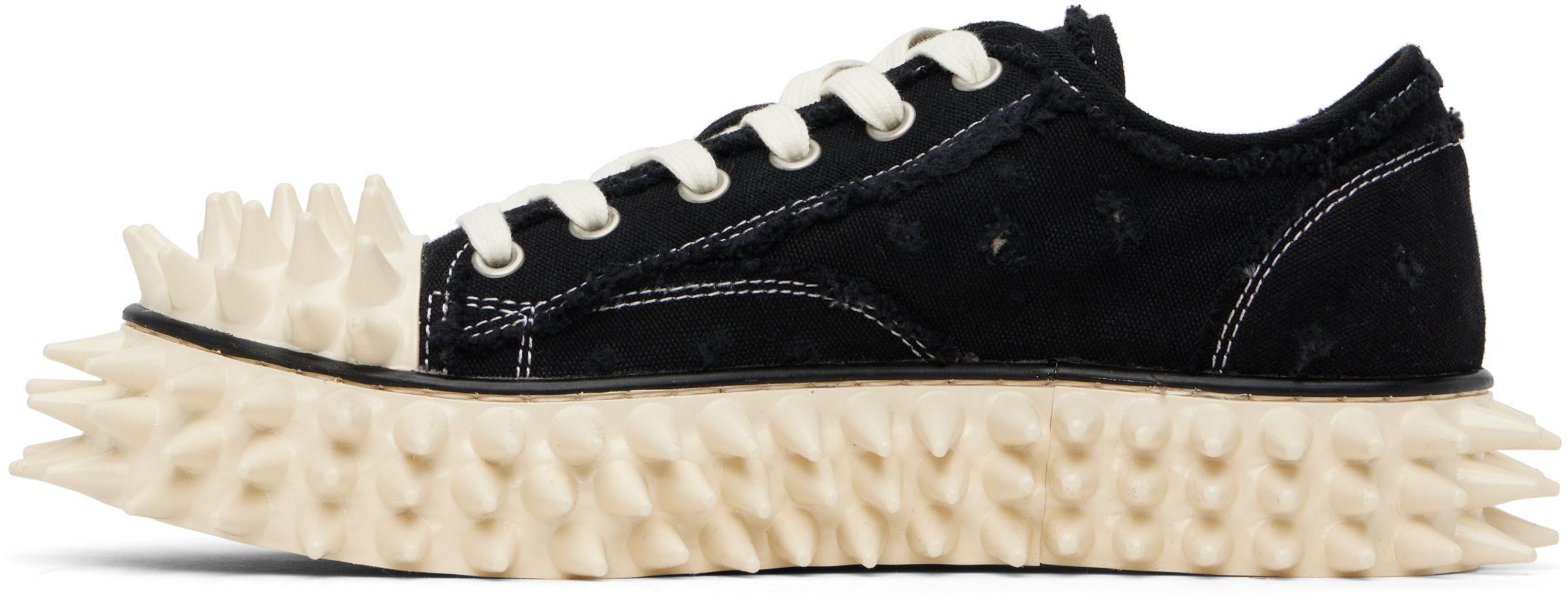 Doublet Spiky Canvas Sneakers in Black for Men | Lyst