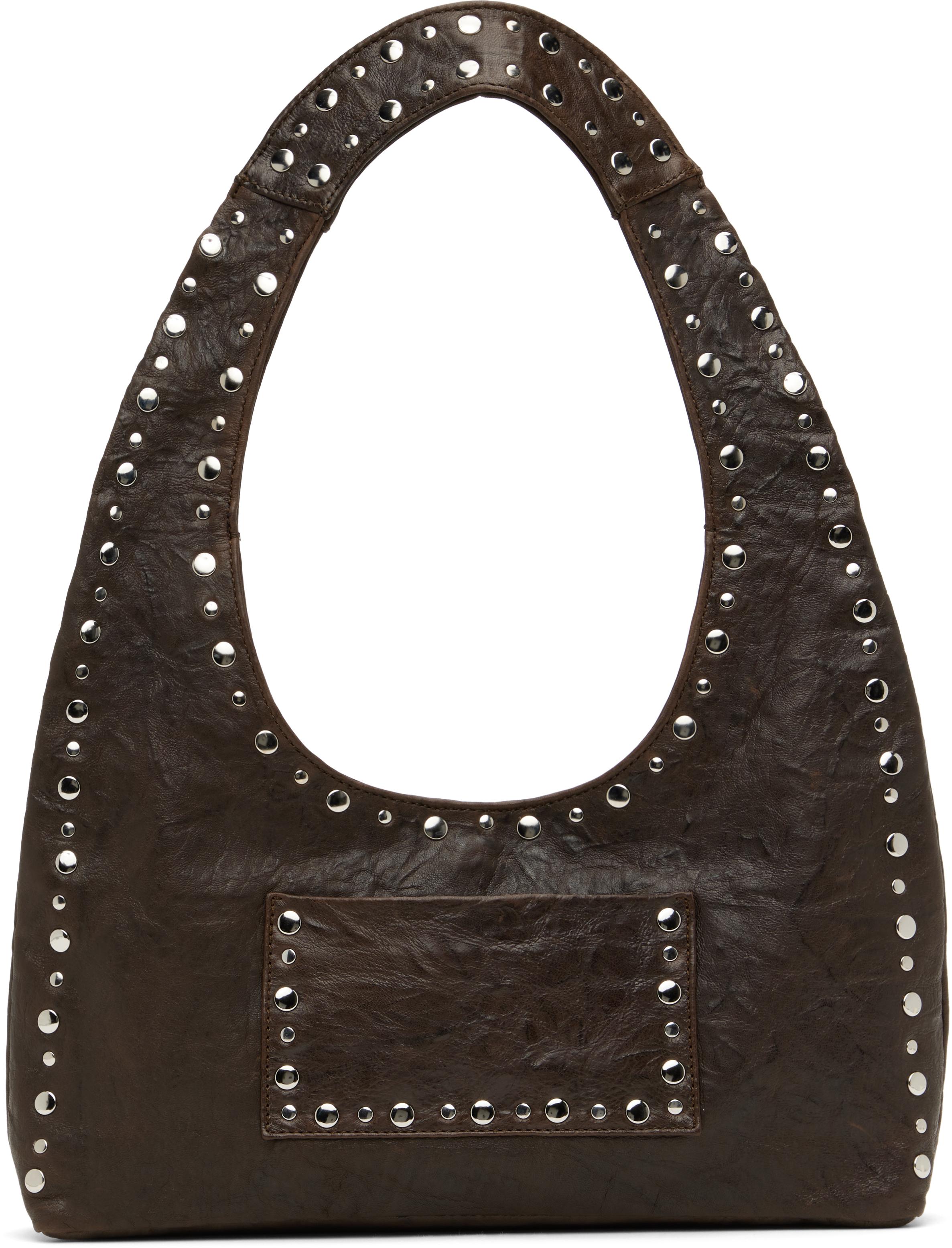 ショルダーバッグ・ポシェット GIMAGUAS MINI FRANCA Mini Franca Bag Black - Leather Bag - Gimaguas