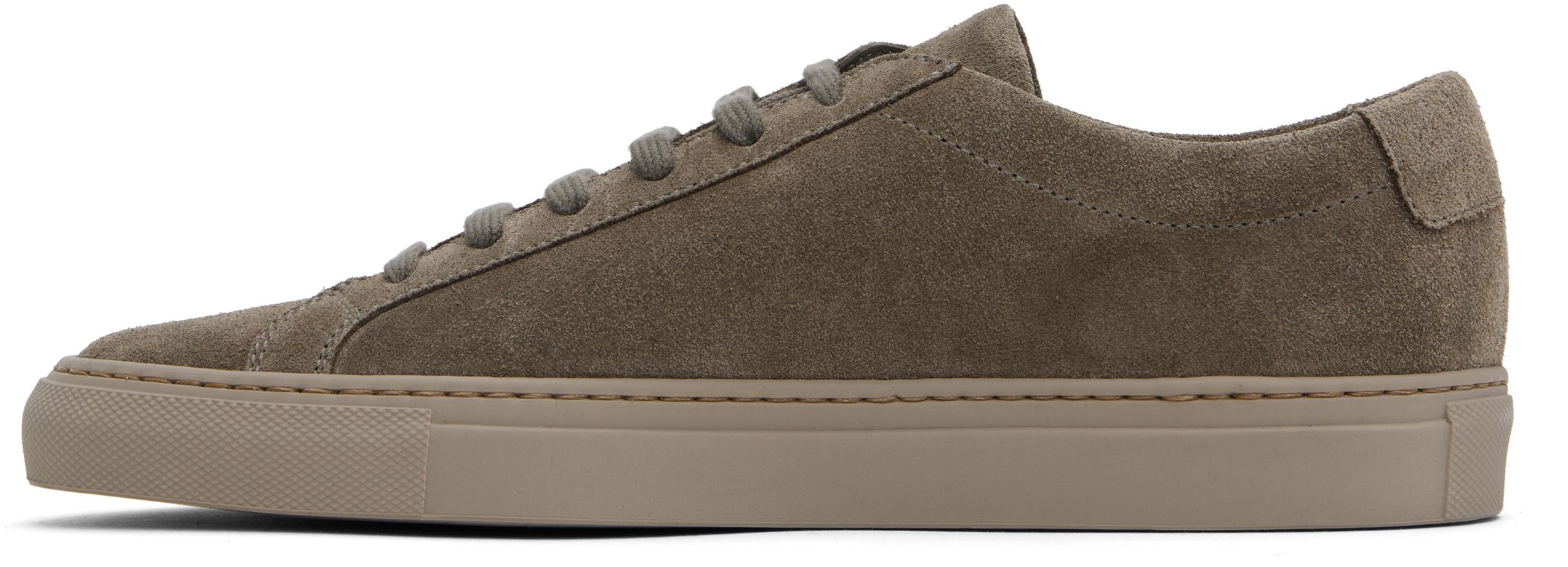 COMMON PROJECTS スウェードチャッカスニーカー $729 Mens Common Projects Smooth Suede Chelsea Boots Tan 46