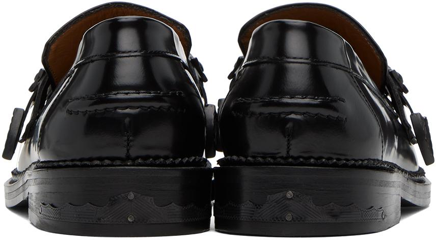 Toga Virilis メンズ ブラック Ssense限定 ローファー スリッポンシューズ 