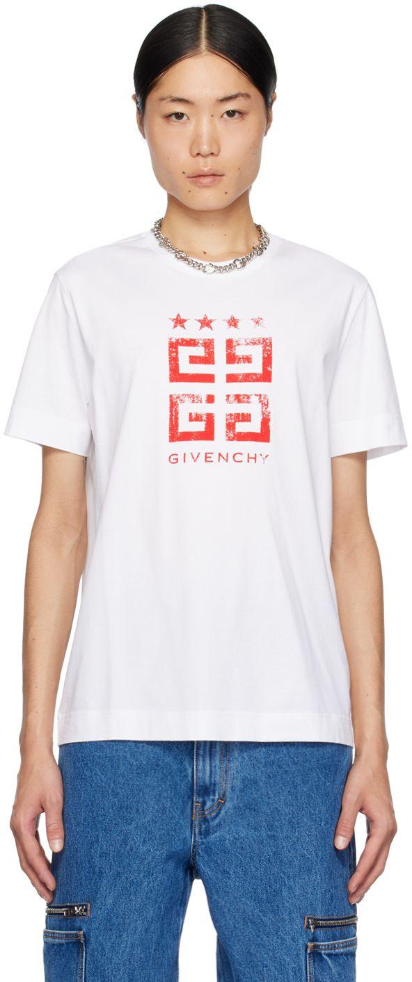 【送料&関税込】Givenchy 4g Stars Boxy Crewneck T-shirt Givenchy 4G Stars Boxy Crewneck T-Shirt - POIZON
