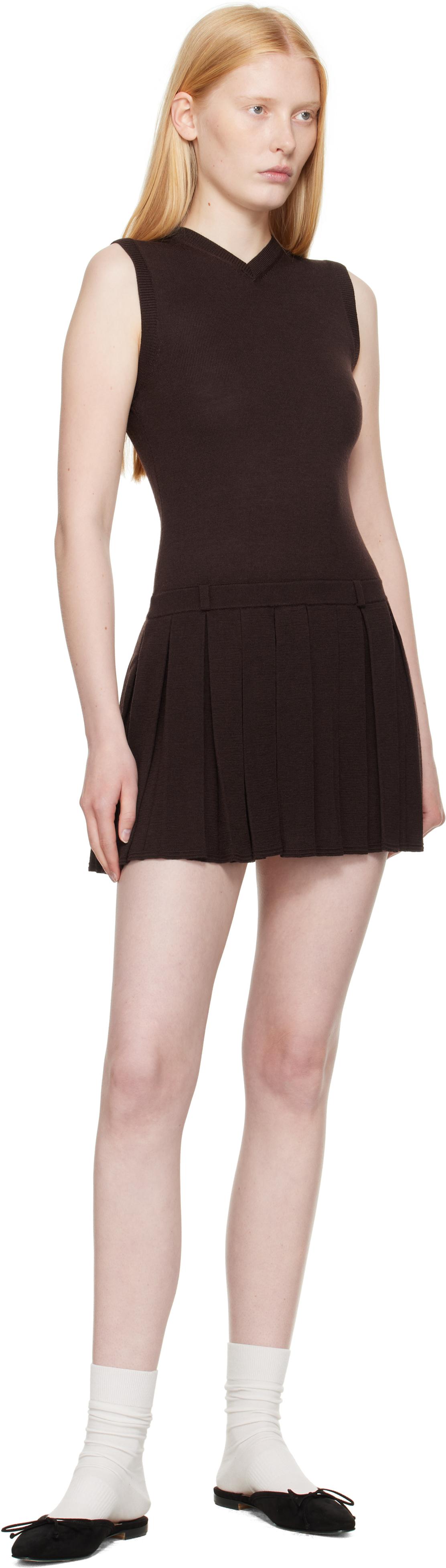 【関税込み】Sandy Liang ブラック Swan ミニワンピース Sandy Liang - Black Swan Dress – Frances May