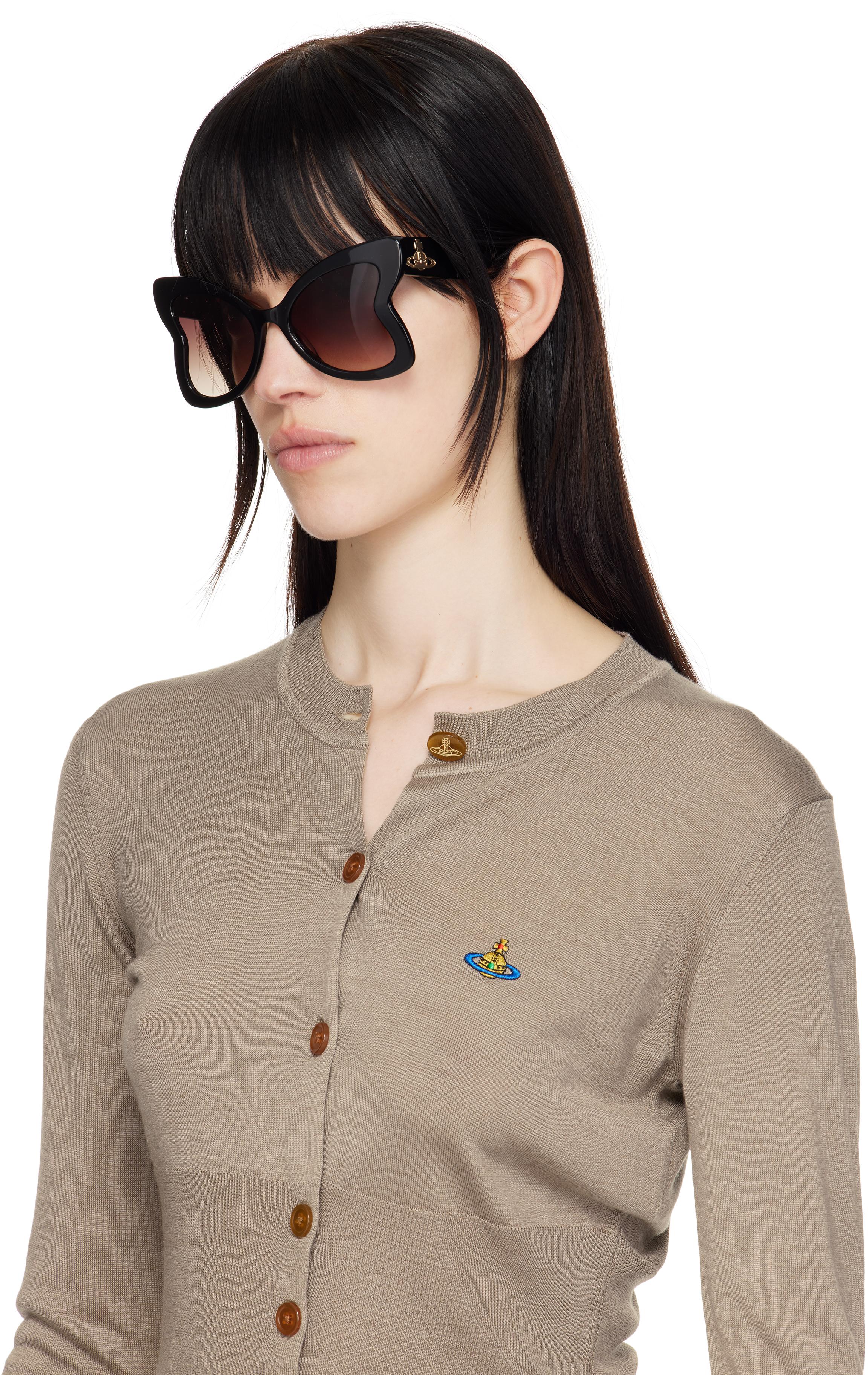 ★Vivienne Westwood★ ブラック Athalia サングラス Vivienne Westwood ATHALIA SUNGLASSES | REVERSIBLE