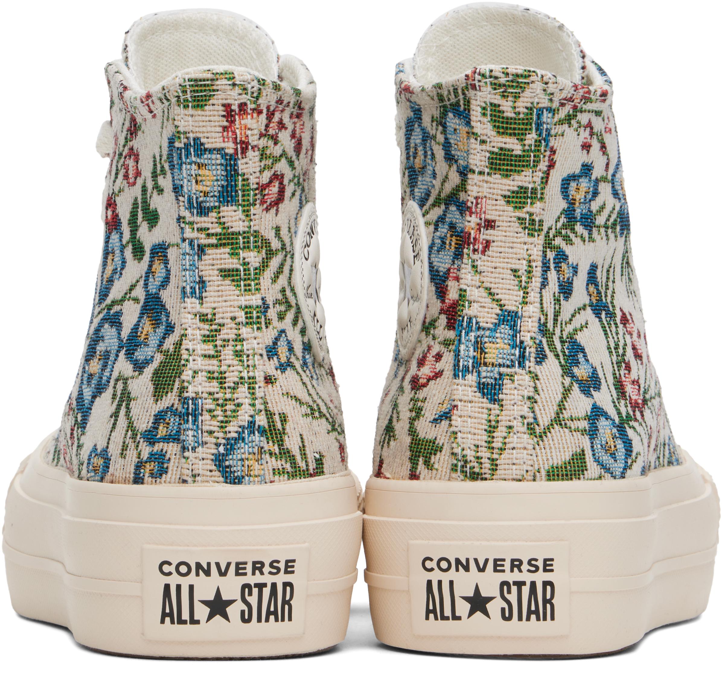 Converse Chuck Taylor All Star Lift Platform Floral Tapestry High