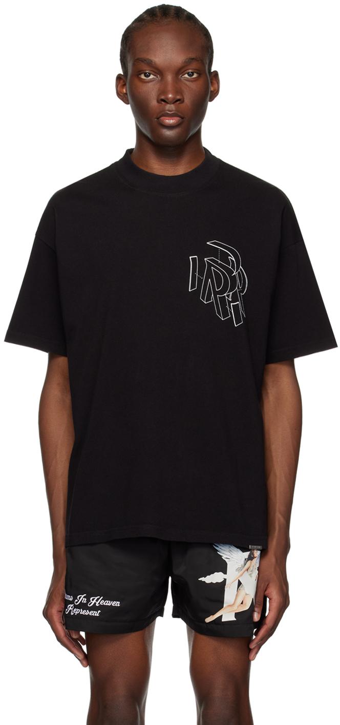 Represent Initial Assembly Outline T-shirt in Black for Men | Lyst