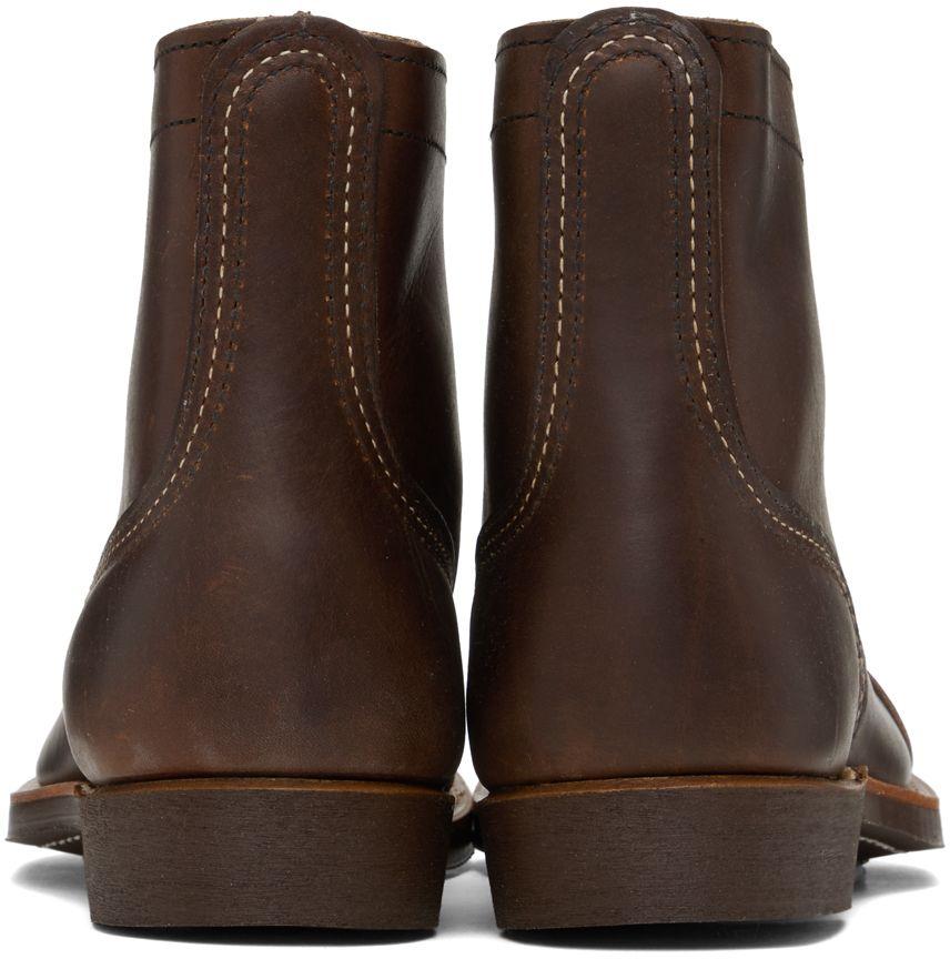 Ankle boots Red Wing Shoes - Iron Ranger brown ankle boots - 08111D