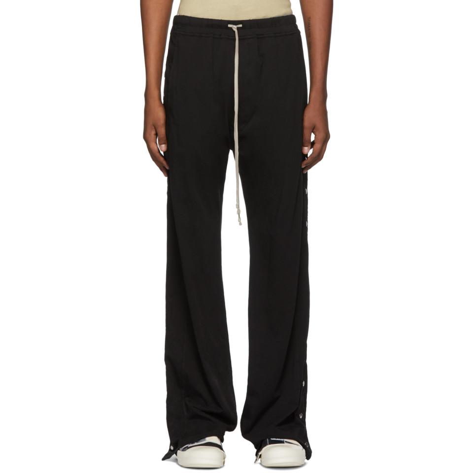 Rick Owens DRKSHDW Black Easy Pusher Lounge Pants for Men | Lyst