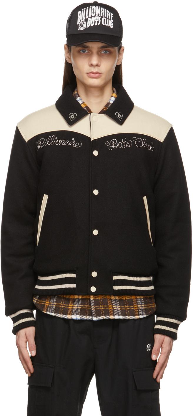 Utilgængelig sokker I nåde af BBCICECREAM Off-white & Western Varsity Jacket in Black for Men | Lyst